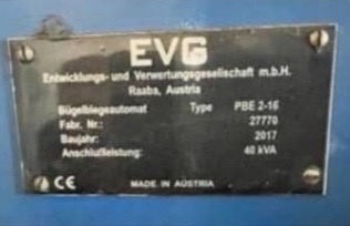 EVG POLYBEND PBE 2-16 Automatic CNC Bending Machine – photo 7